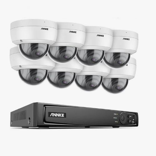 Annke 8Mp (4K) 8 dómkamerás kamerarendszer - szereléssel is!
