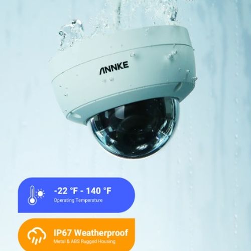 Annke 8Mp (4K) 8 dómkamerás kamerarendszer - szereléssel is!