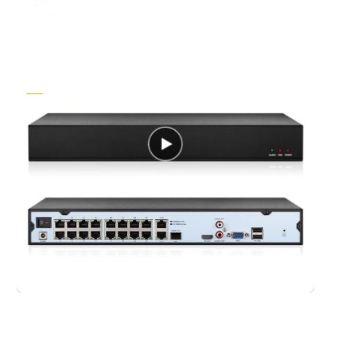 Techage 4K 8MP 16 csatornás AI POE NVR