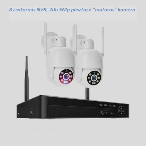 Techage 2db 5Mp PT kamerás Wi-fi kamerarendszer
