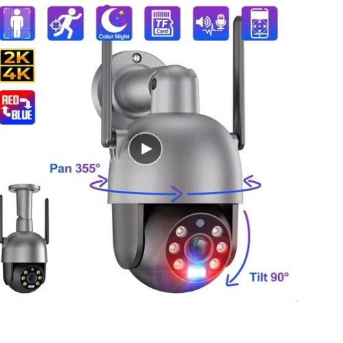 Techage 8Mp PT "motoros" Wifi camera