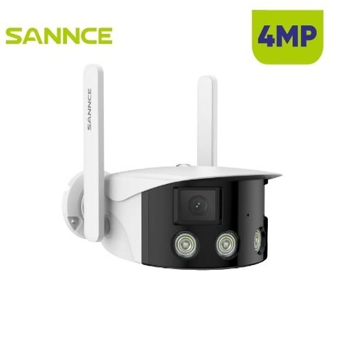 SANNCE 4Mp nagy látószögű (180') wifi panoráma IP kamera