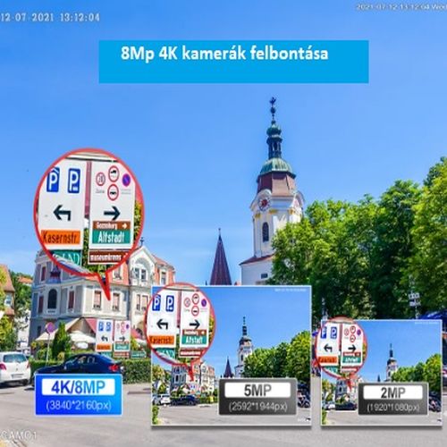 Techage  8MP 4K IP PoE ONVIF kamera