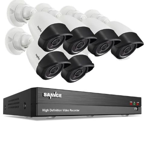 Sannce 6 kamerás AHD 5Mp kamera rendszer