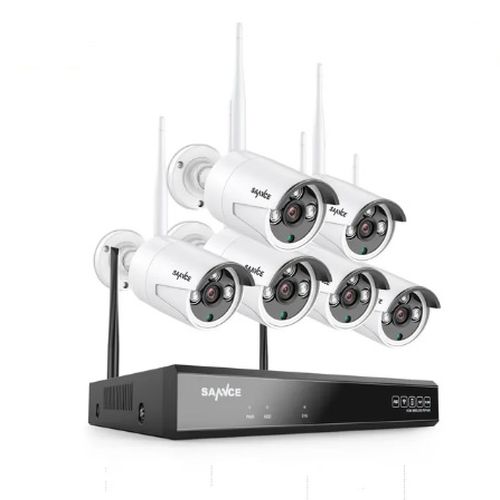 Sannce 6 kamerás  IP POE intelligens kamerarendszer - 3MP - szereléssel is!