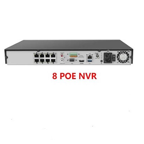 Hikvision IP PoE 4K NVR 8 Csatornás felvevő