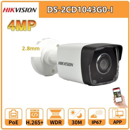 Hikvision 4MP IP kamera IR éjjellátó