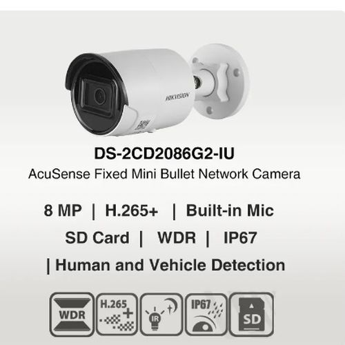 Hikvision 4K 8MP POE IP kamera