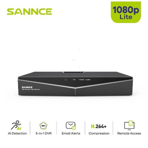 SANNCE 8 csatornás 1080P - AHD video rögzítő