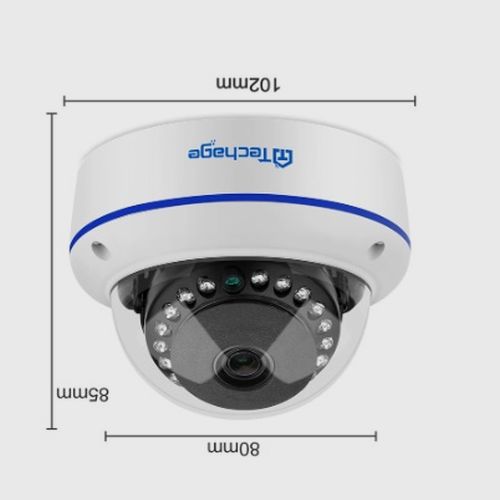 TECHAGE 4MP IP POE Dómkamera